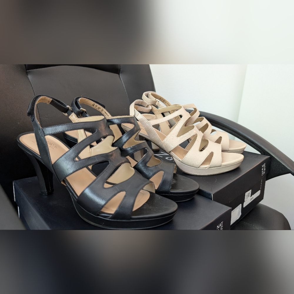 Naturalizer Women's Pressley Black / Tan Set